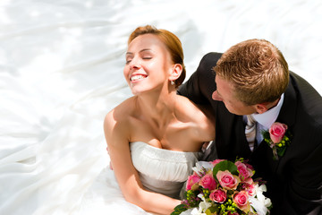 Wedding couple - bride and groom