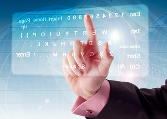 Pressing virtual Keyboard