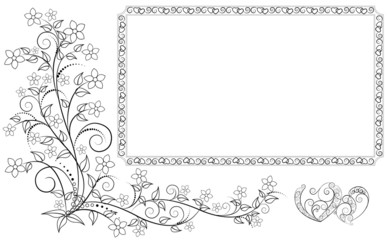 Valentine's day card. vector.