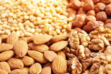Fototapeta premium Different nuts