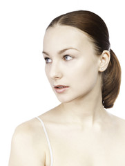 Portrait of pretty young woman