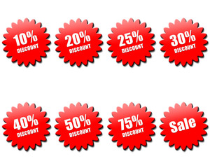 Button Prozente Reduziert