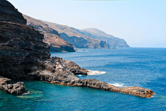 Cliffs in La Palma, Canary Islands