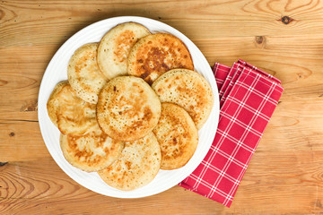 pancakes on plate