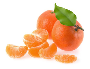 clementines with segments