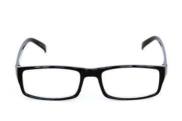 reading glasses isolated on white