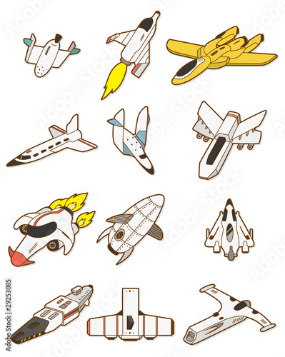 "cartoon spaceship icon" Stock image and royalty-free vector files on