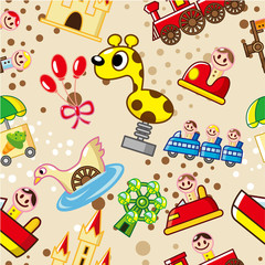 seamless playground pattern