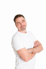 Obraz premium portrait of a handsome man in studio