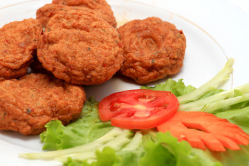 traditional thai cuisine, shallow depth of field .