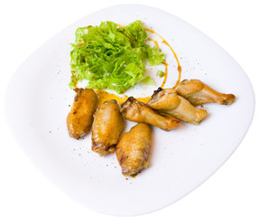 Grilled chicken wings