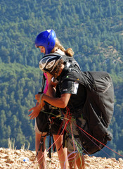 Vorbereitung Paragliding Ölüdeniz