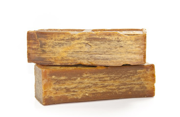 Bar of the brown soap
