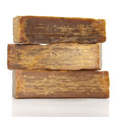 Fototapeta premium Bar of the brown soap