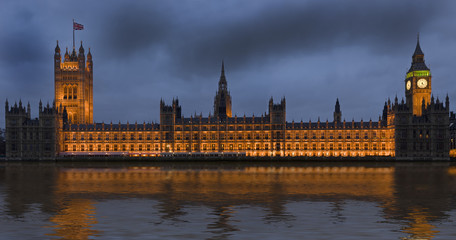 Fototapeta na wymiar Houses of Parliament, also known as the Palace of Westminster