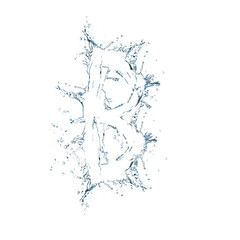 Letter of water alphabet