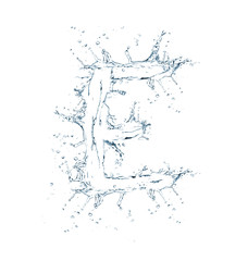 Letter of water alphabet