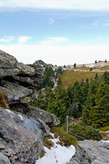 beautiful scenery: mountains and rocks in germany