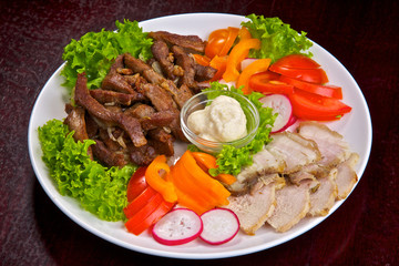 Meat and vegetable allsorts