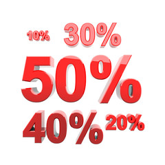Discount fifty percent