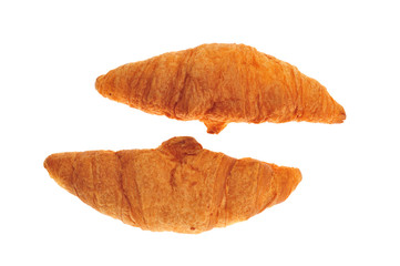 Two Curry Puffs Isolated On A White Background