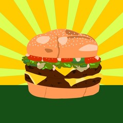 Burger, Cheeseburger