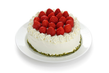 homemade strawberry cake