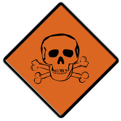 Gift Schild Warnung