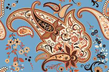 Paisley seamless pattern