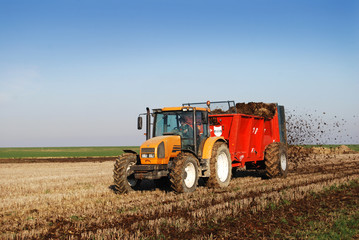 Tracteur benne - obrazy, fototapety, plakaty