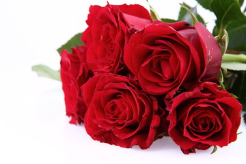 Red roses bouquet