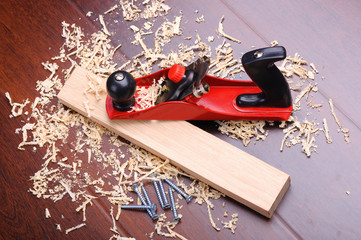 Shavings of wood