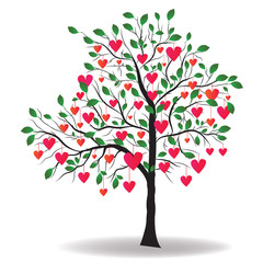 Obraz premium Valentine tree