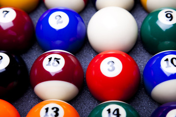 Billiard balls