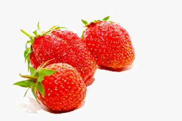 Ripe strawberry.