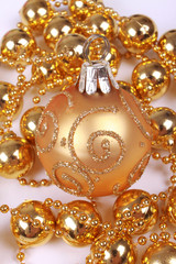 Xmas GoldenBallLineBalls