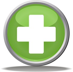 Obraz premium bouton croix