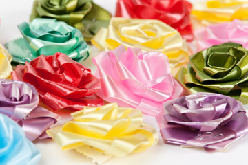 Obraz na płótnie Canvas color of gift ribbons