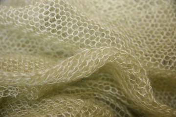 détail de laine mohair