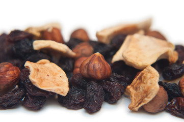 Sultanas, dried fruit and nuts