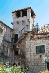 Fototapeta na wymiar Marco Polo Tower - Korcula, Chorwacja