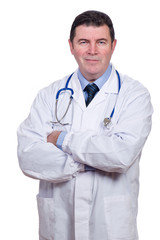 Fototapeta premium Mature doctor at hospital