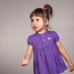 Little emotional girl