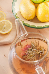 flowering tea and citrus
