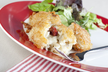 Risotto and Mozzarella Appetizer