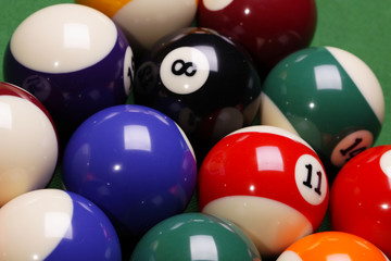 Billiard balls