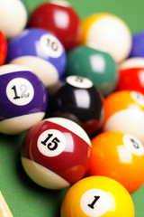 Billiard balls