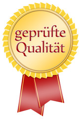 siegel button medallie geprüfte qualität