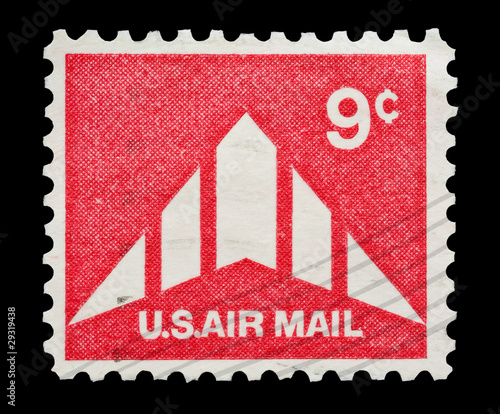 vintage 9 Cent US Airmail Postage Stamp Stock Photo And Royalty free vintage-9-cent-us-airmail-postage-stamp-stock-photo-and-royalty-free