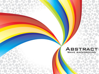 abstract colorful waves